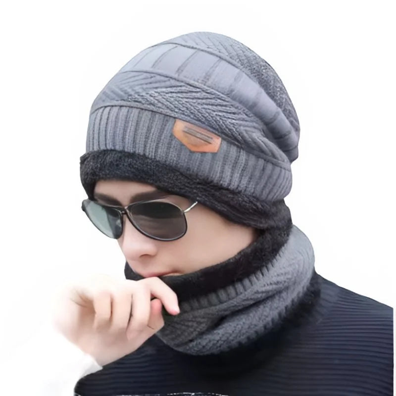 Winter Wool Cap Gray