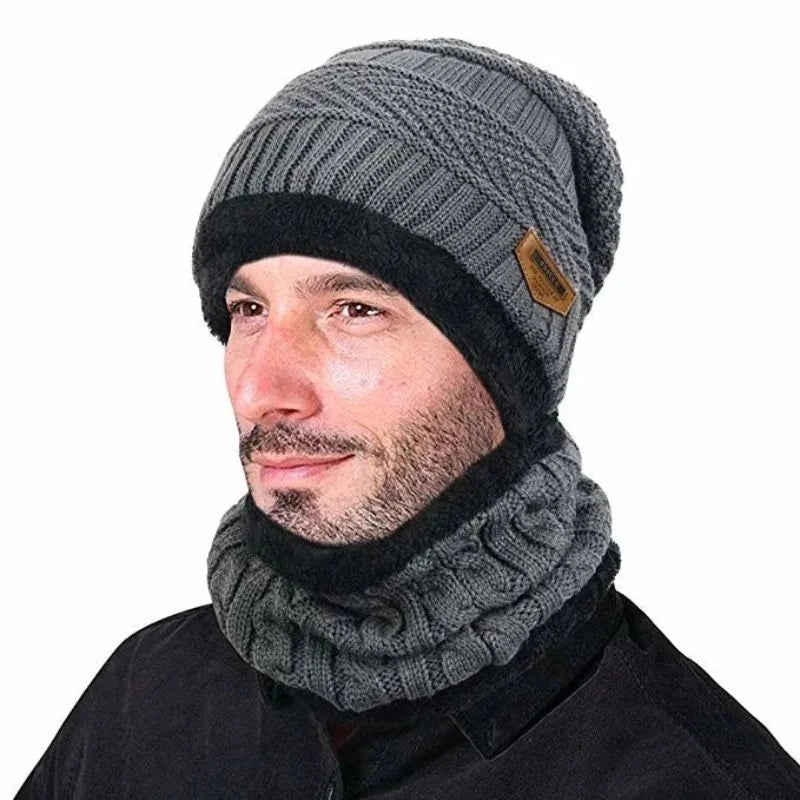Winter Wool Cap Gray