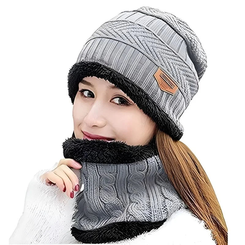 Winter Wool Cap Gray