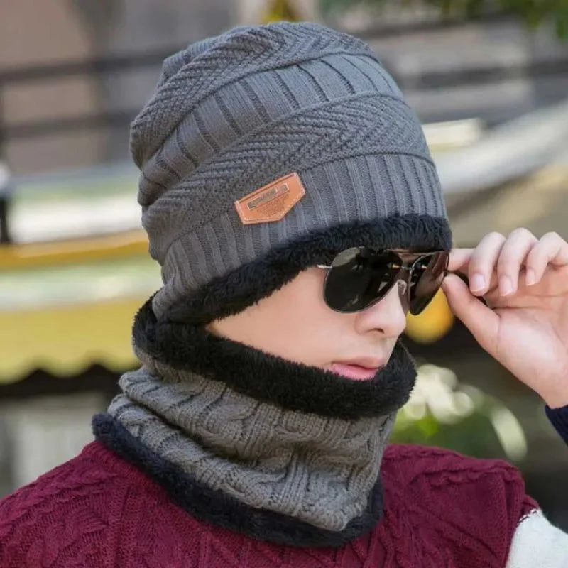 Winter Wool Cap Gray